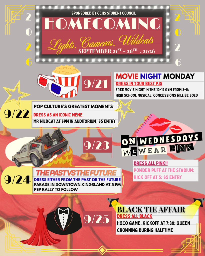 hoco week flyer