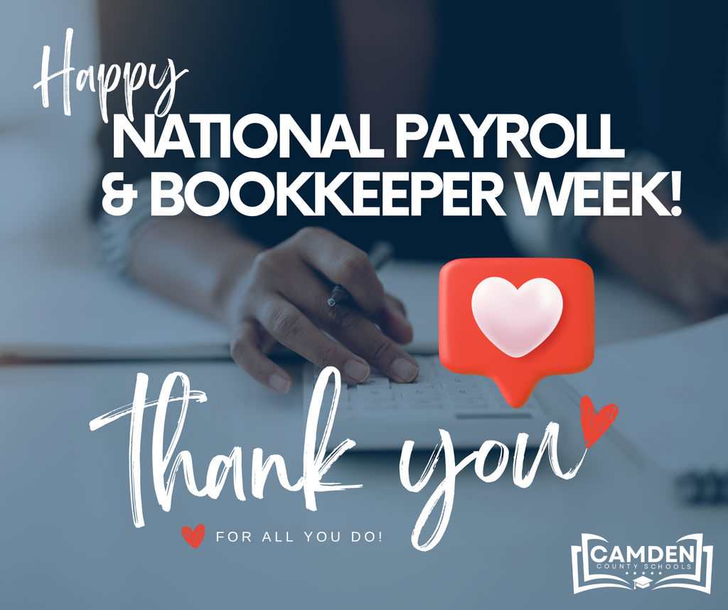 Happy National Payroll and Bookkeeper Week! Thank you for all you do!