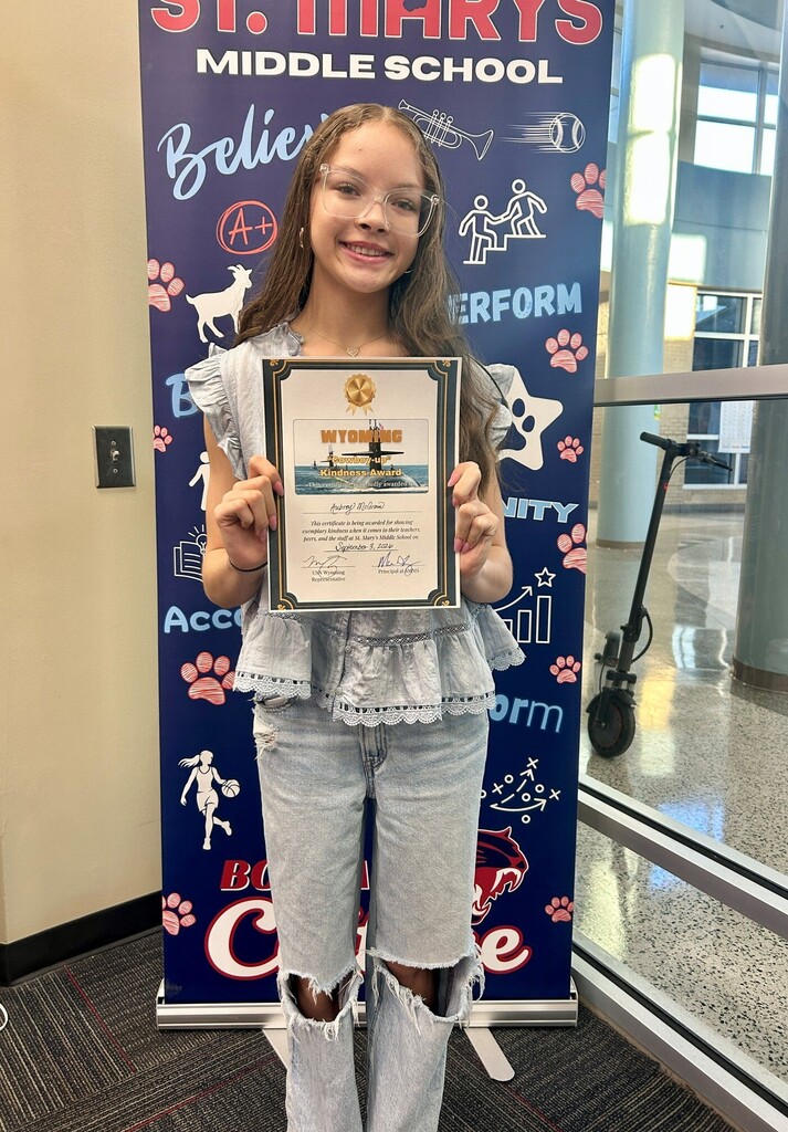 Wyoming Cowboy Kindness Award winner.