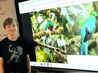 Bessette's Bird Club research student photo.