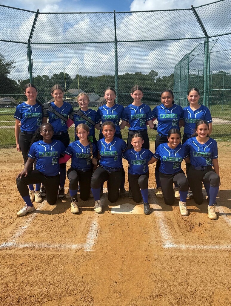 Softball team after win