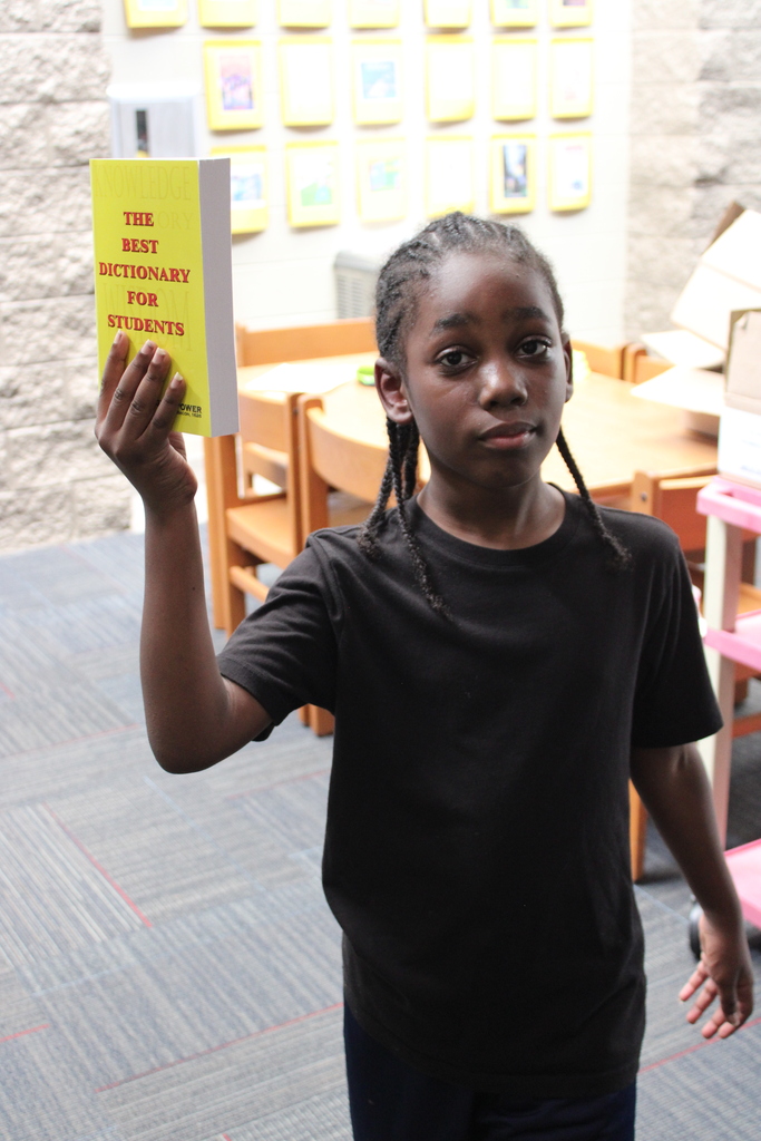 3rd graders received dictionaries from Kiwanis