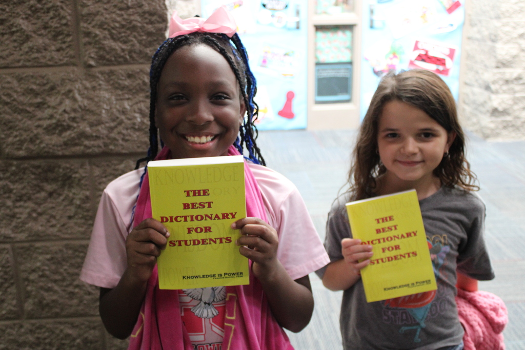 3rd graders received dictionaries from Kiwanis