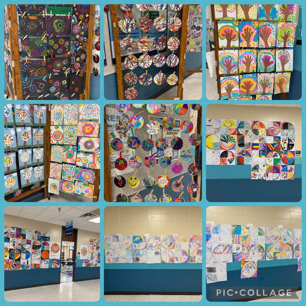 Dot day art