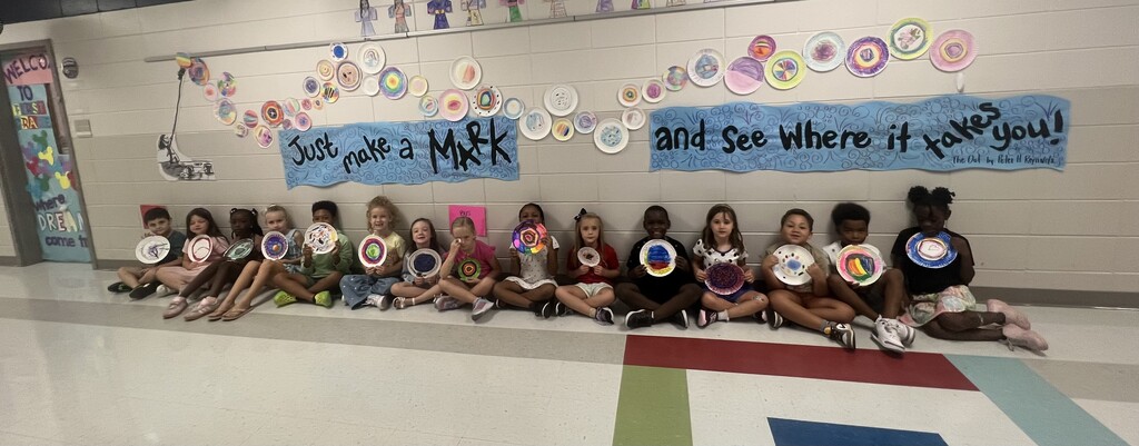 First graders celebrate International Dot Day!