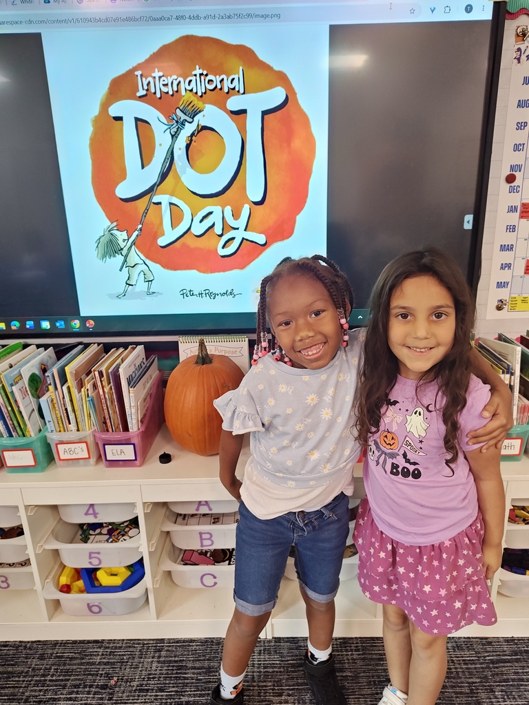 First graders celebrate International Dot Day!