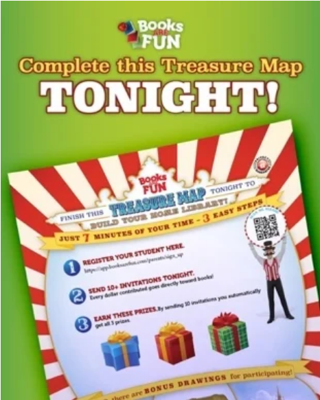 Complete the Book Blast Treasure Map tonight!