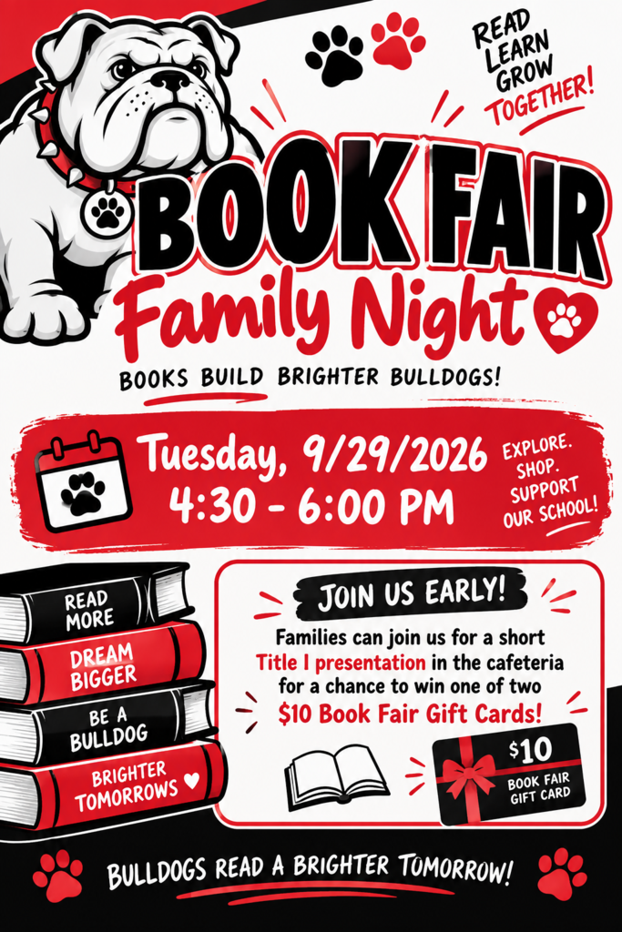 Sept 29 Book Fair Family Night and Title I presentation