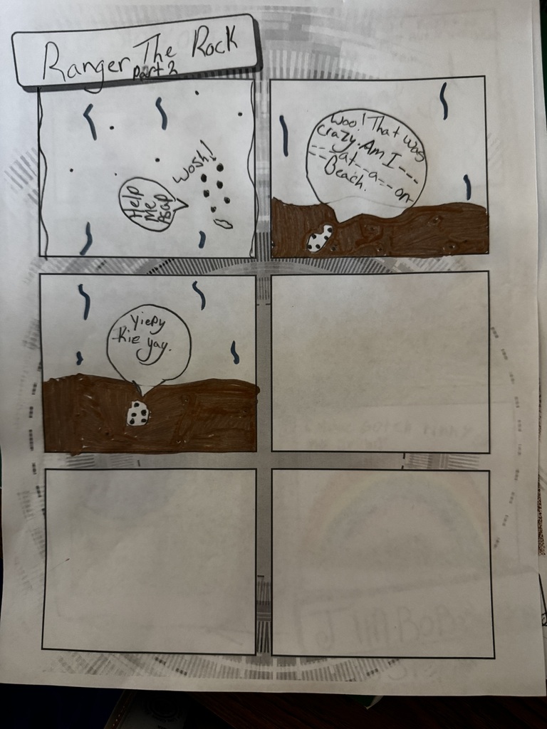 rock comics made by 5th graders