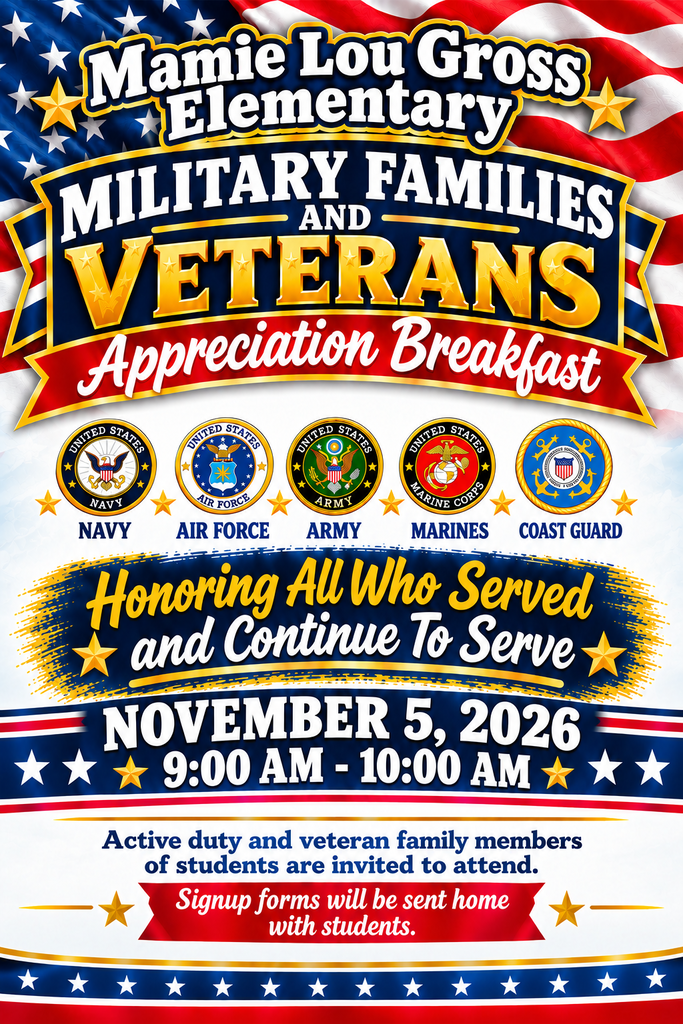 Military and veteran appreciation breakfast Nov 5