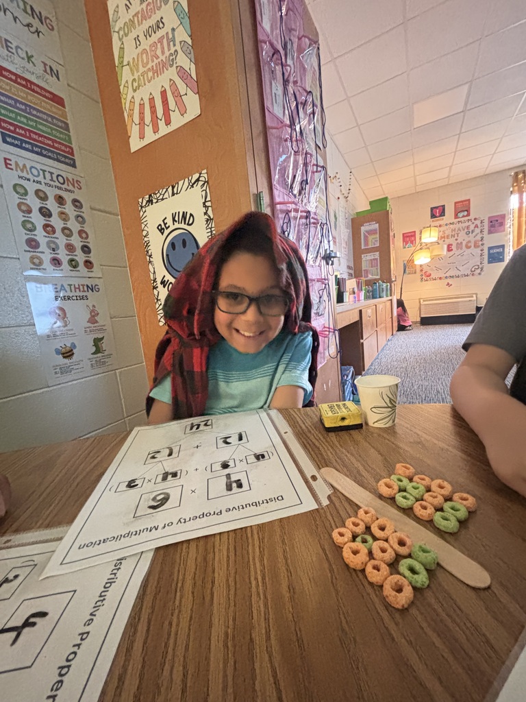 Ms. Jackson’s 3rd graders mastered the tricky concept of the distributive property by building cereal arrays and using popsicle sticks to physically break them apart!