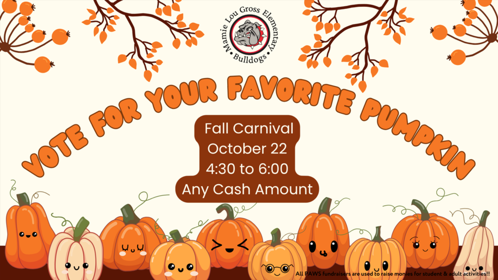 PAWS Pumpkin Decorating Contest