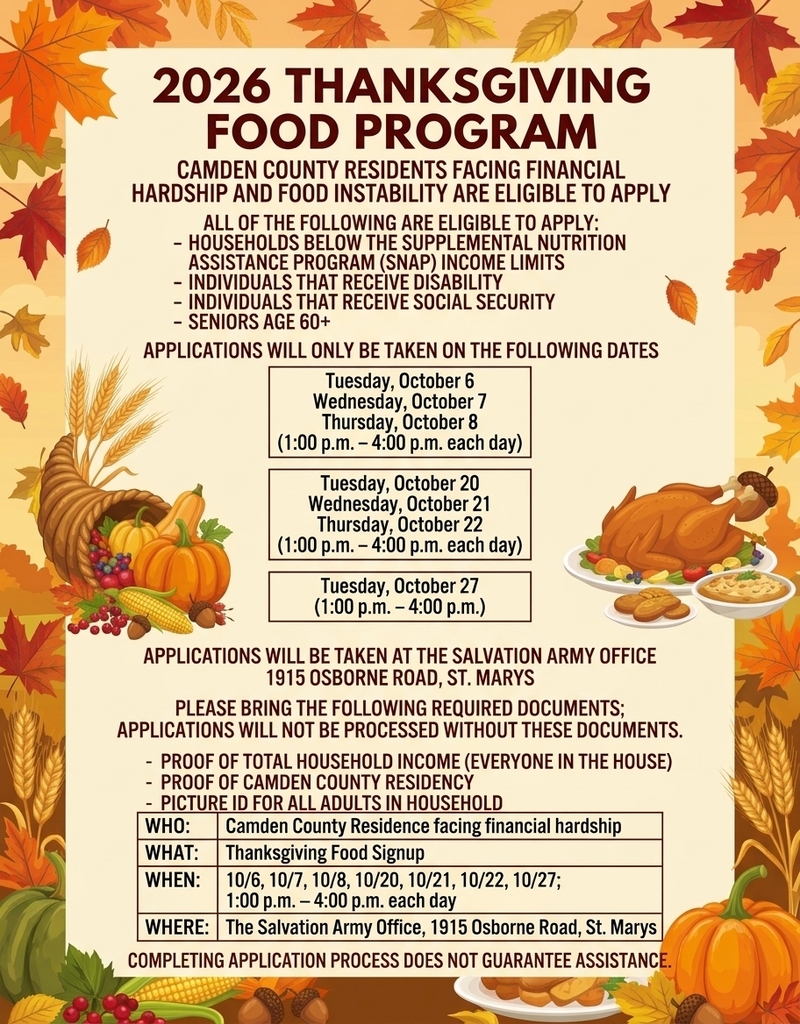 Thanksgiving food program