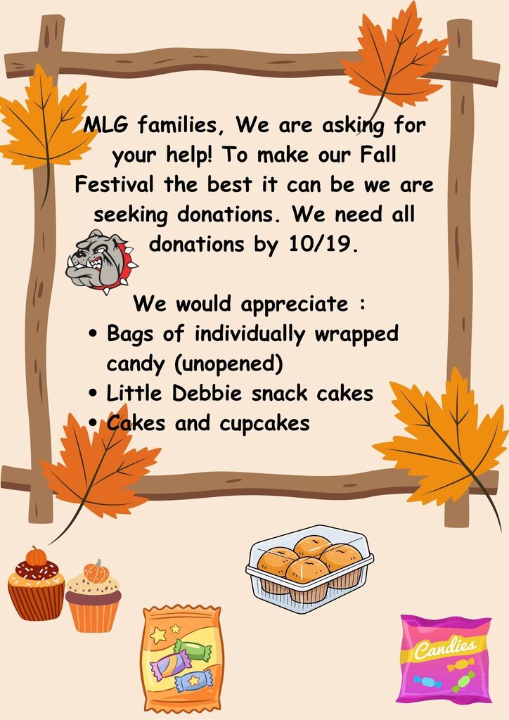 Fall Festival Donations
