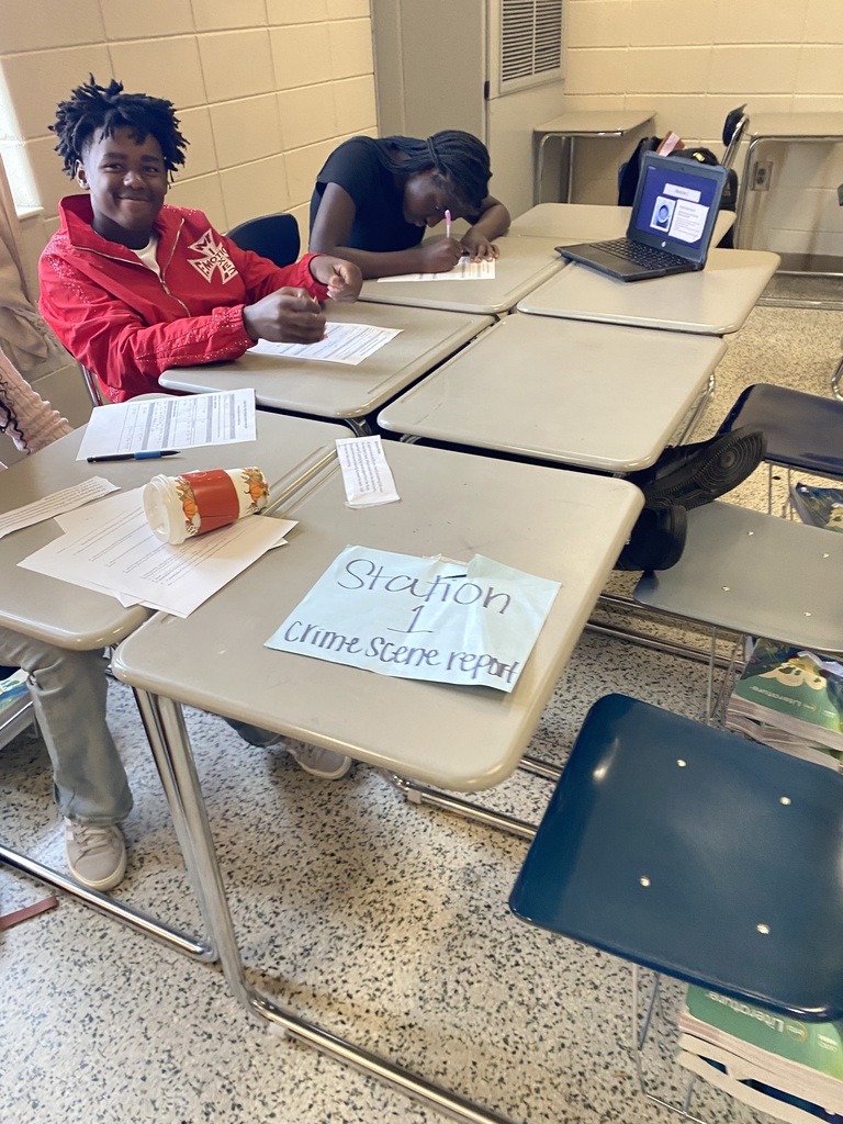 8th grade students working on their argumentative essays.
