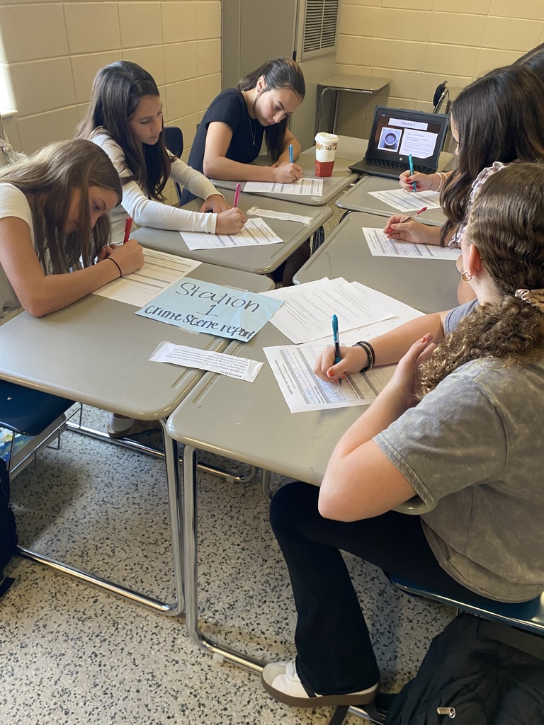 8th grade students working on their argumentative essays.