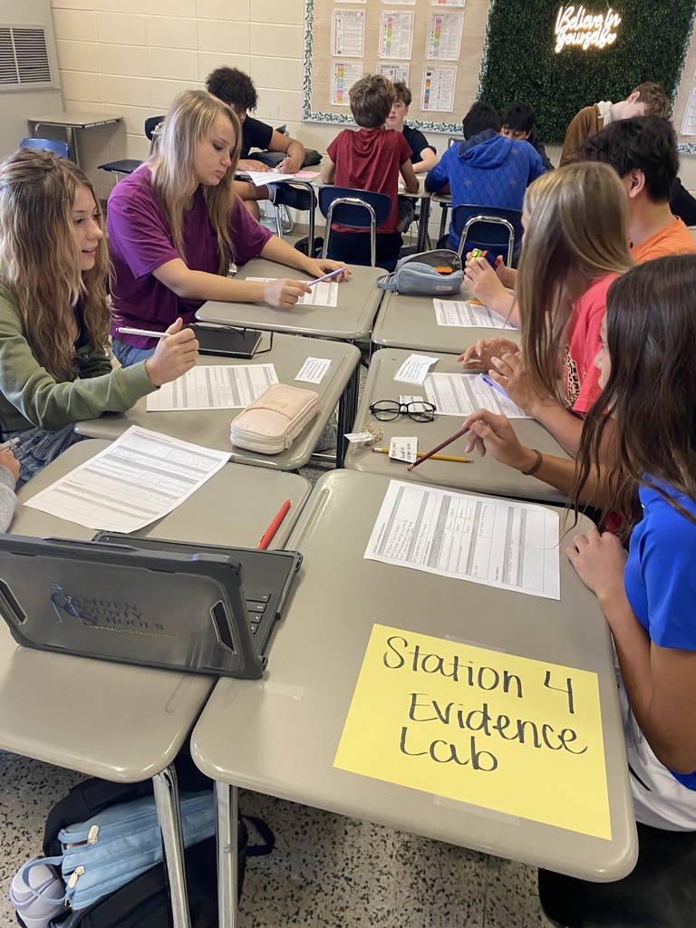 8th grade students working on their argumentative essays.