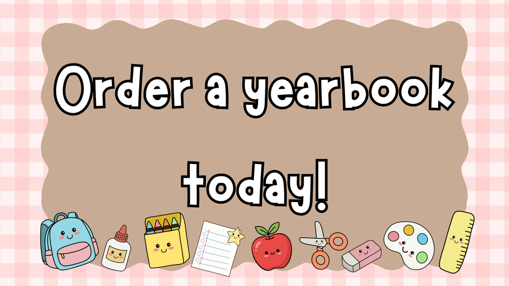 order a yearbook today