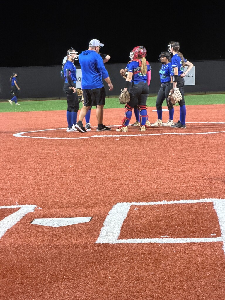 Coach at mound visit