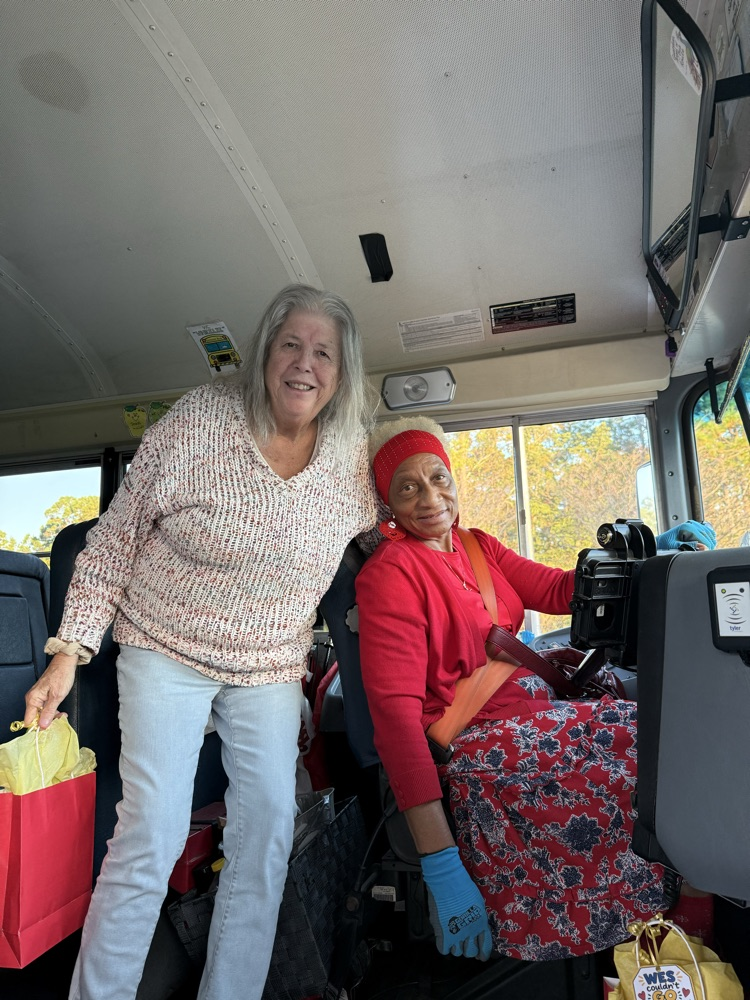 bus drivers smiling