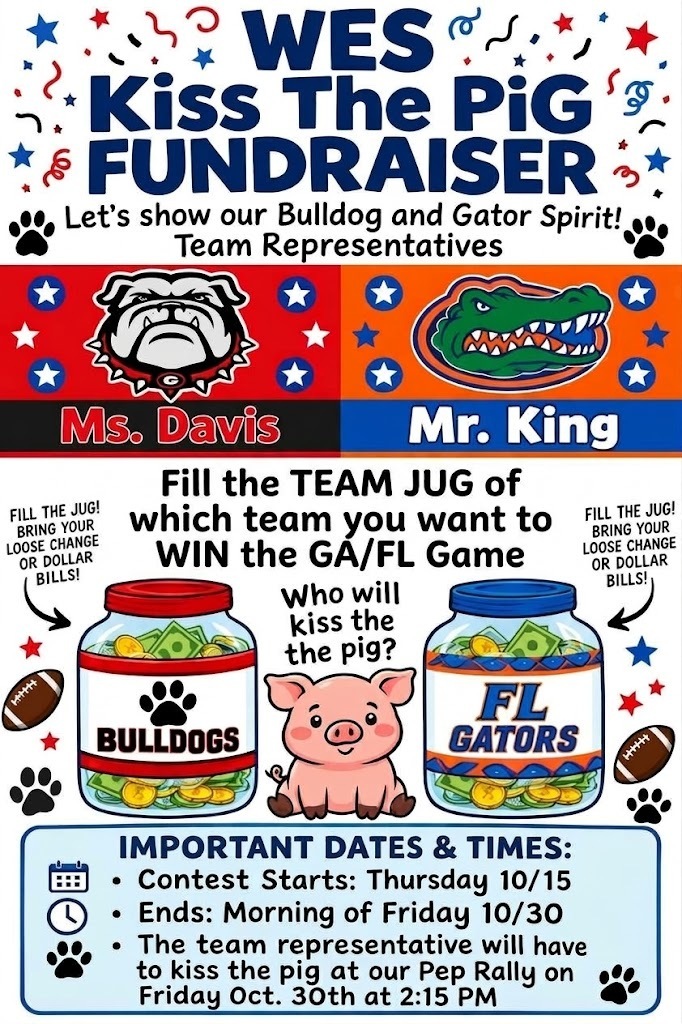 Kiss the Pig fundraiser.