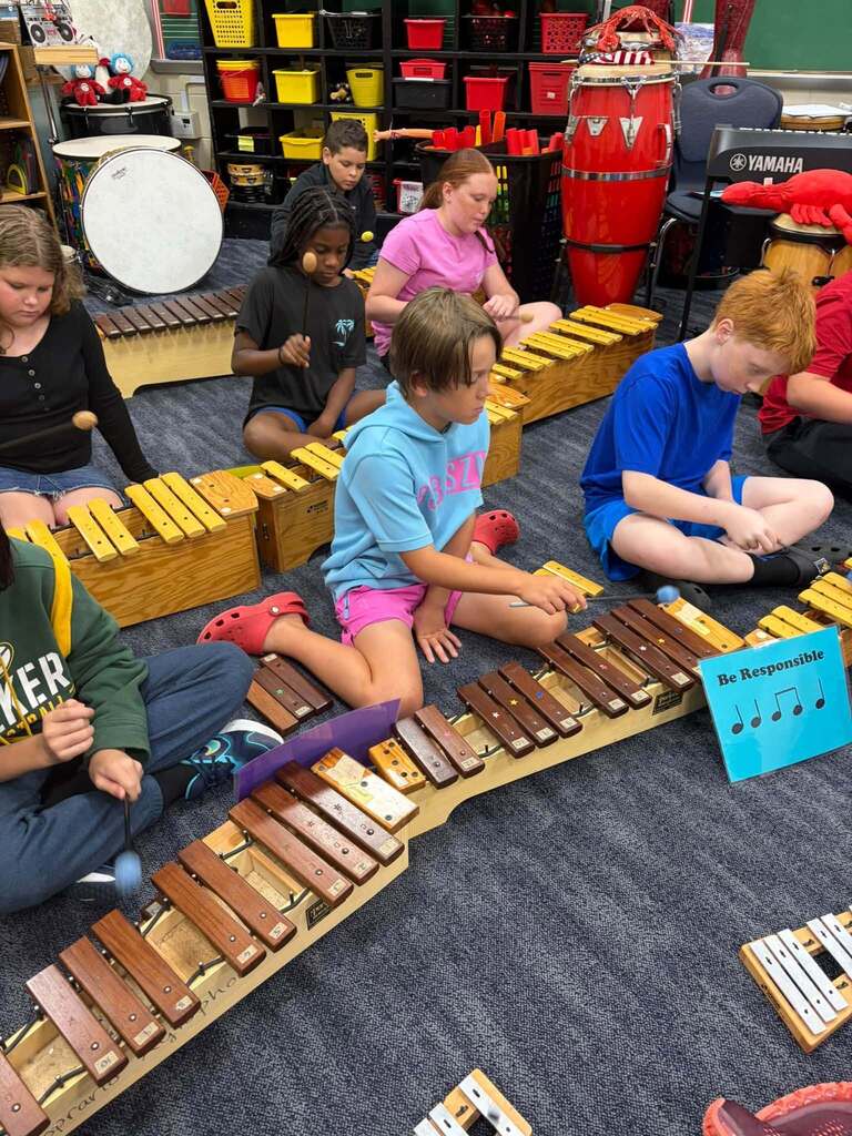 🎶 Rhythm is in the air at Woodbine Elementary! Crawfish are tuning up, dialing in their beats, and making pure magic together in music class this week. 🥁✨ From picking up new instruments to learning how every voice and note fits together, our little Crawfish are showing off some serious teamwork and big talent. Listening to these songs come to life in the hallways has been an absolute joy! 🎺🎨 Keep shining bright and making sweet music, Woodbine! 🌟 mini-musicians rock! 🪵🦞❤️ #BElieveinCAMDEN #WeAreCamden