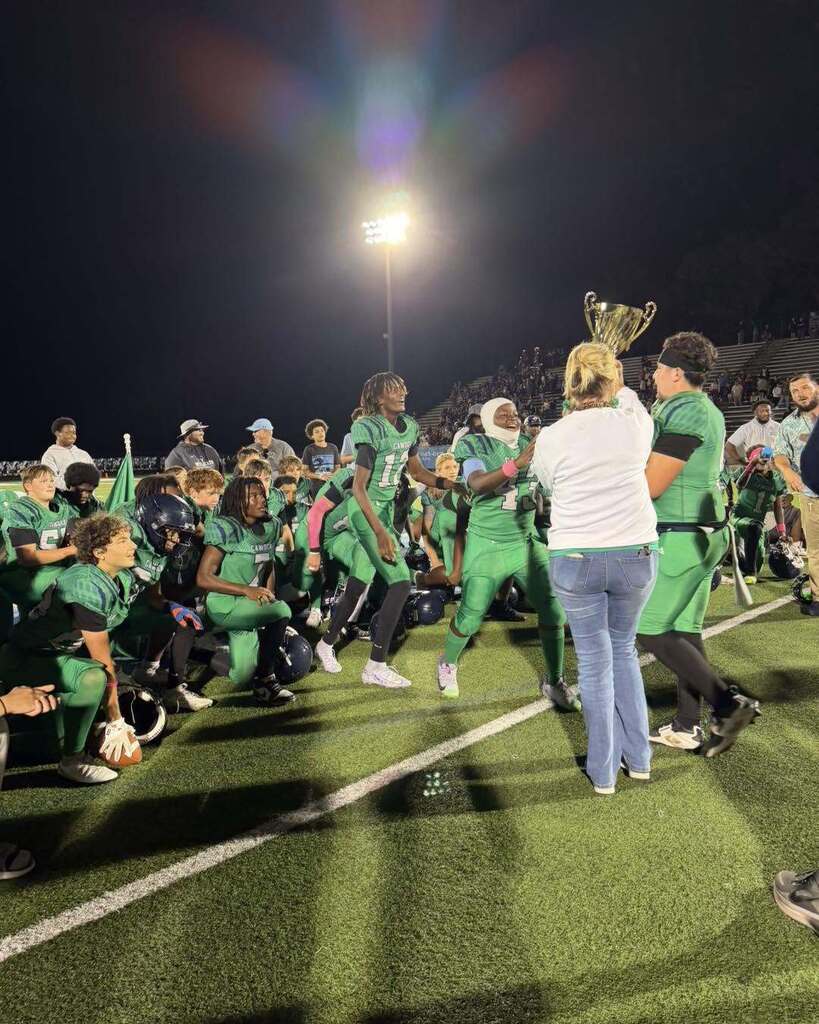 🏆 A Championship Battle to Remember! 🐾 What an incredible middle school football showdown between our very own Camden Middle School Cougars and St. Marys Middle School Bobcats! The rivalry was fierce, but when the final whistle blew, the Cougars pulled off a hard-fought 12-8 win—securing their 6th consecutive championship title! More than any score or streak, what makes us truly proud is knowing these incredible student-athletes will soon stand shoulder-to-shoulder, wearing the same jersey as future Wildcats. Tonight they competed as rivals, but they are already teammates in our community's family. A special thank you to our hardworking coaches, spirited cheerleaders, and supportive families for pouring so much heart into this season. We are endlessly proud of all of you!