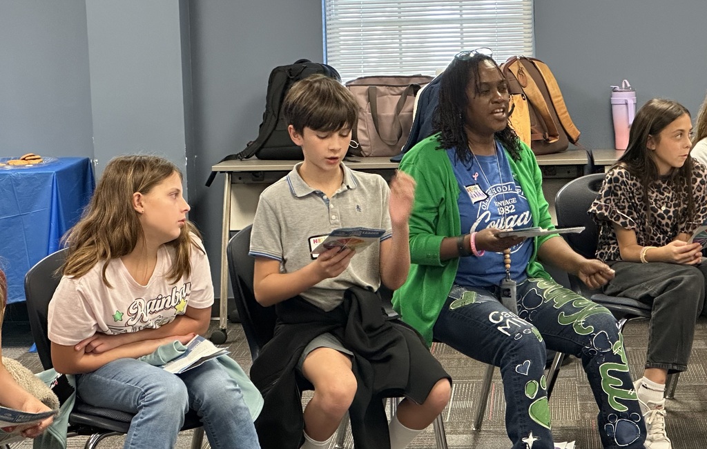 Over 20 students from Camden Middle School and St. Marys Middle School participated in the Sources of Strength Peer Leader Training this week! Sources of Strength is a program that utilizes an upstream approach to suicide prevention that encourages people to recognize and activate the strengths they have in their lives. Using the power of peer influence and positive messaging, SOS Peer Leaders help show others how to get through the ups and downs of life. These students are nominated by faculty and staff due to being leaders in their peer groups. During this interactive training, our newly minted peer leaders receive instruction on how to share messages of hope, health, and strength throughout their school community!