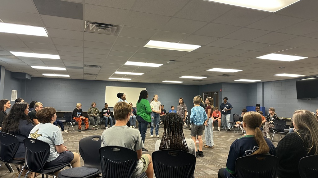 Over 20 students from Camden Middle School and St. Marys Middle School participated in the Sources of Strength Peer Leader Training this week! Sources of Strength is a program that utilizes an upstream approach to suicide prevention that encourages people to recognize and activate the strengths they have in their lives. Using the power of peer influence and positive messaging, SOS Peer Leaders help show others how to get through the ups and downs of life. These students are nominated by faculty and staff due to being leaders in their peer groups. During this interactive training, our newly minted peer leaders receive instruction on how to share messages of hope, health, and strength throughout their school community!