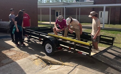 open utility trailer repair