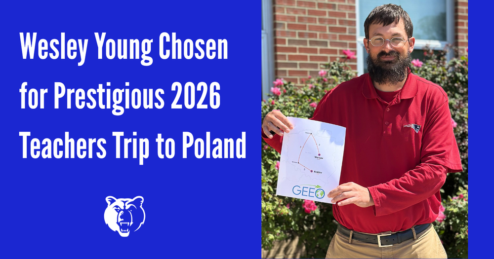 Wesley Young Chosen for Prestigious 2026 Teachers Trip to Poland