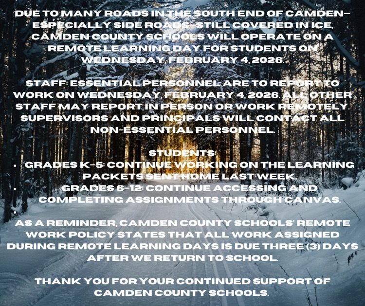 2/4/26 Remote Learning