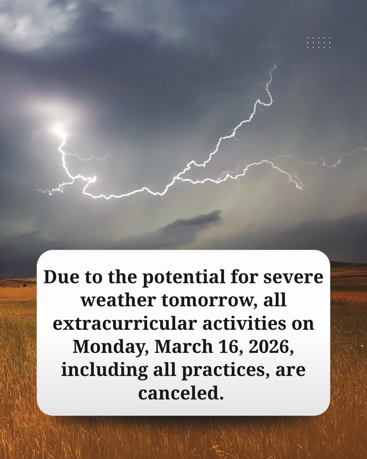 Extracurricular activities canceled 