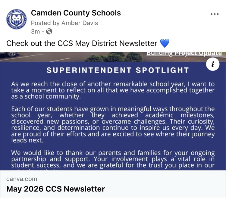 May Newsletter