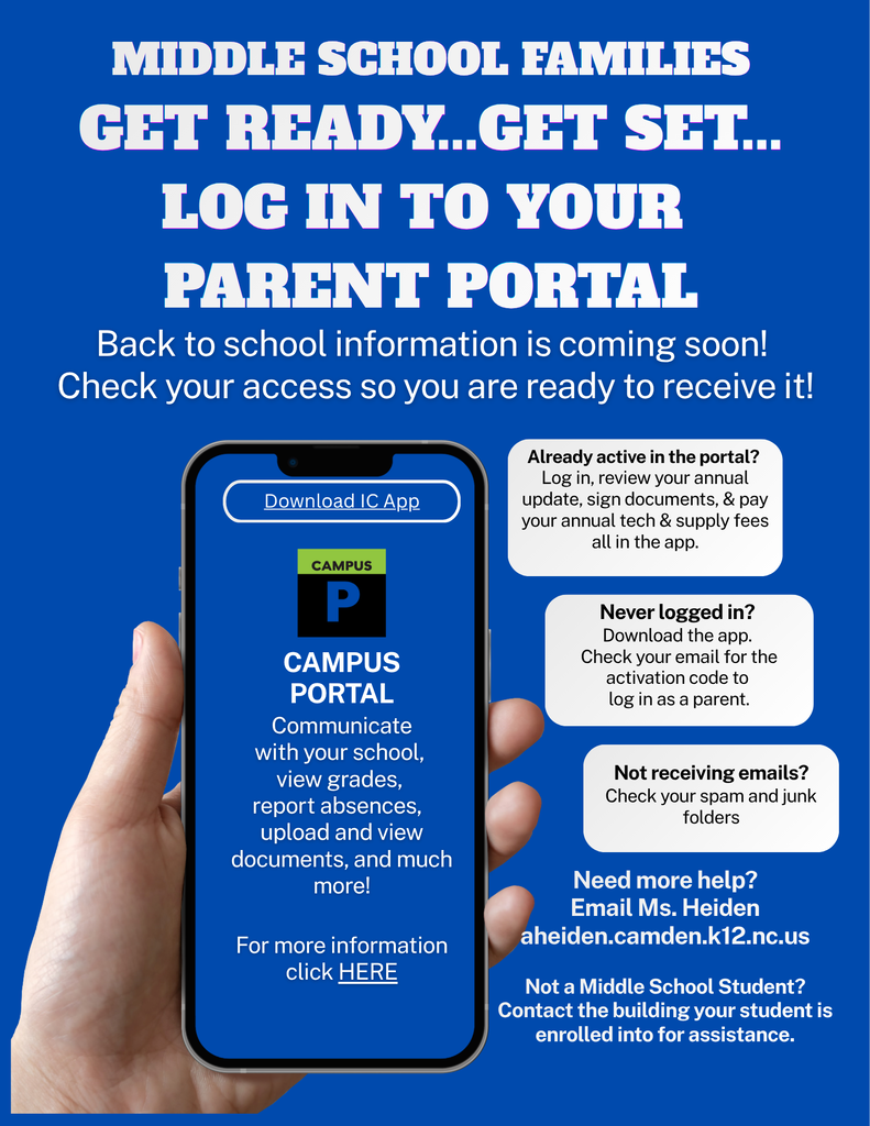 Reminder to Check-In with your IC Parent Portal!