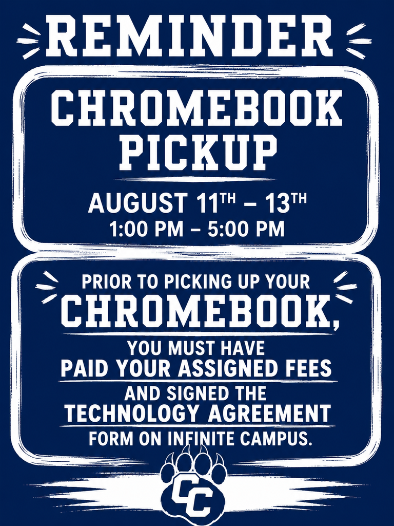 Reminder Chromebook Pickup Spanish