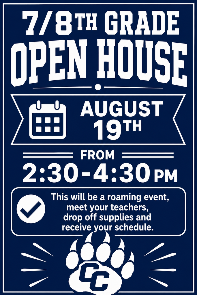 Open House for 7th and 8th Graders