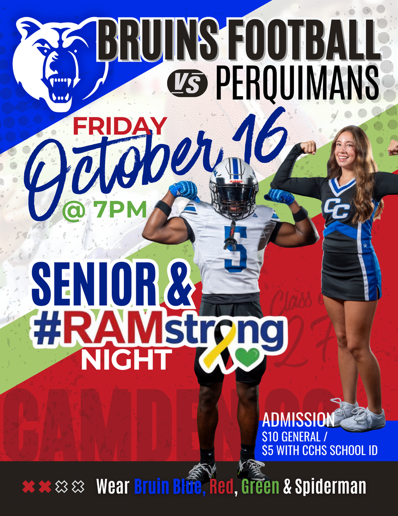 Bruins Football 10/16 Senior & RAMstrong Night 
