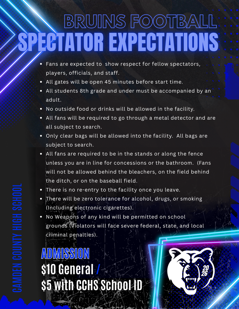 CCHS Spectator Expectations