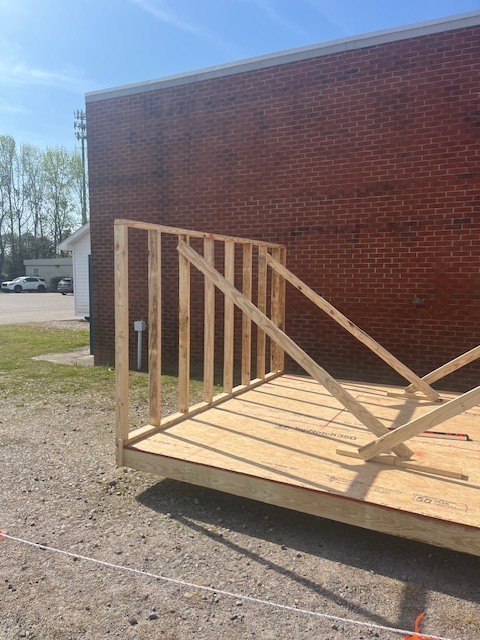 Construction Work on Shed