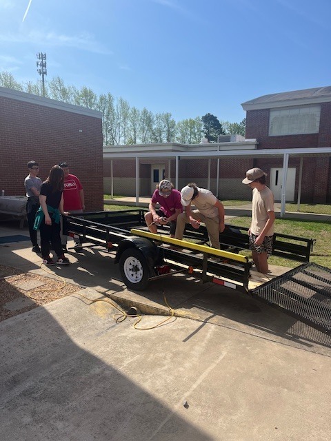open utility trailer repair