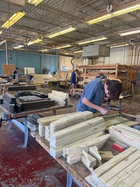 Construction Work in the shop