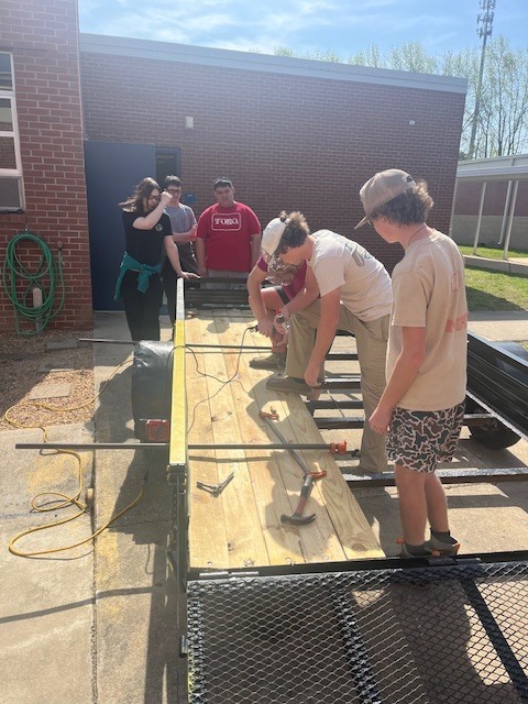 open utility trailer repair