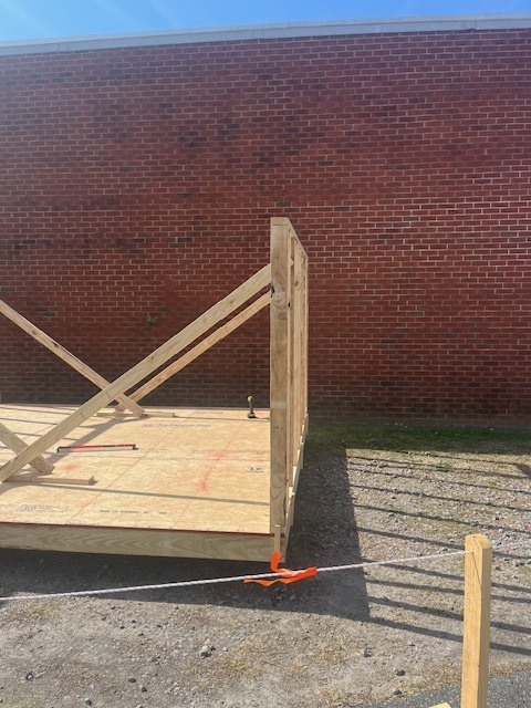 Construction Work on Shed