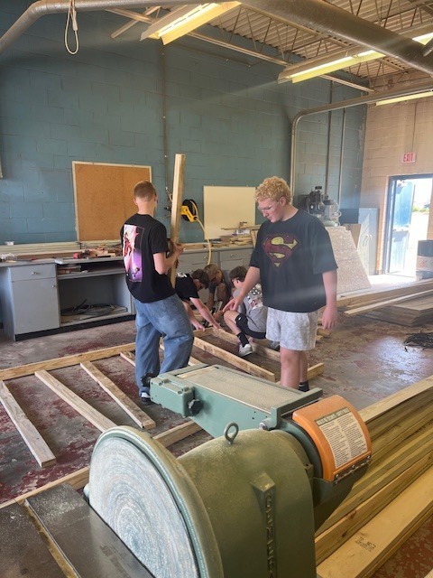 Construction Work in Shop