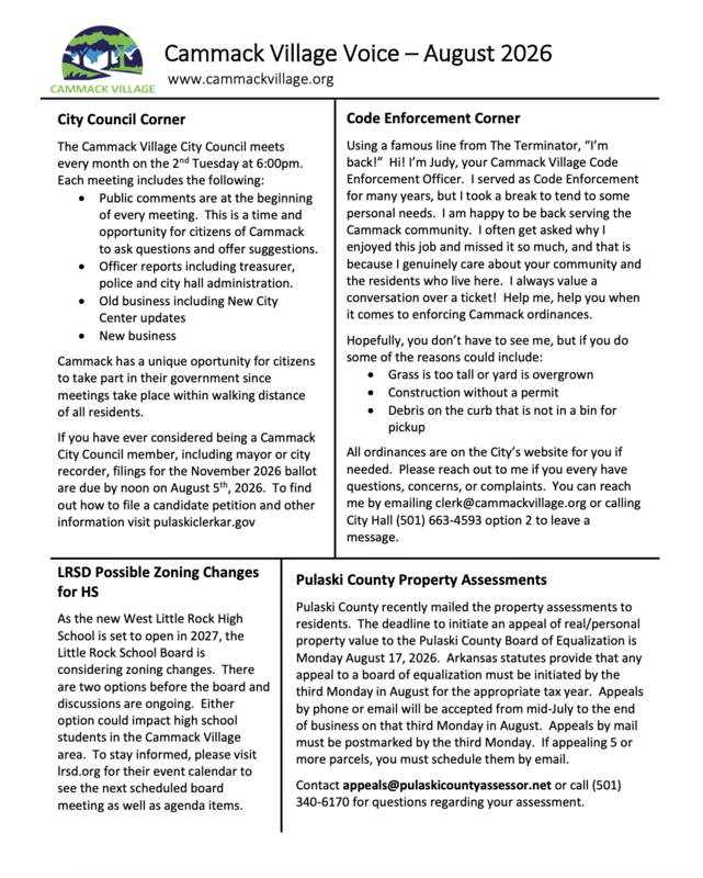 Newsletter Page 2