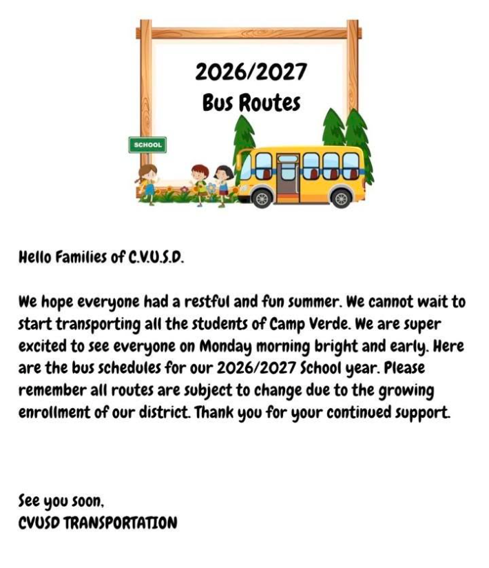 2026-2027 Bus Routes