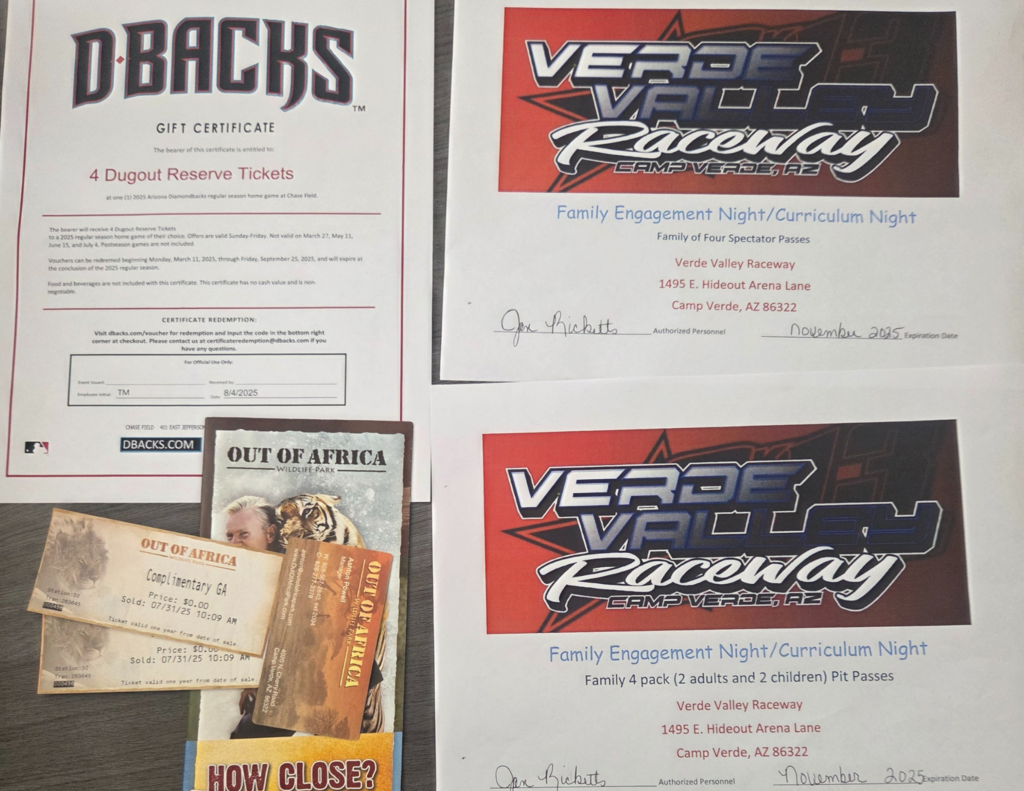 Raffle Prizes