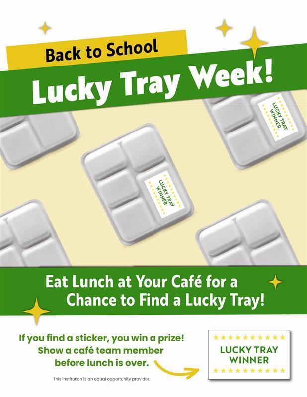 Back To School Lucky Tray Flier