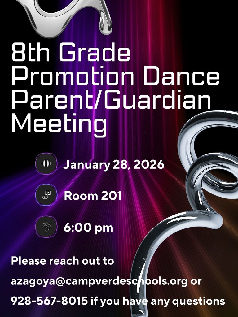 CVMS Promotion Dance Parent Meeting 